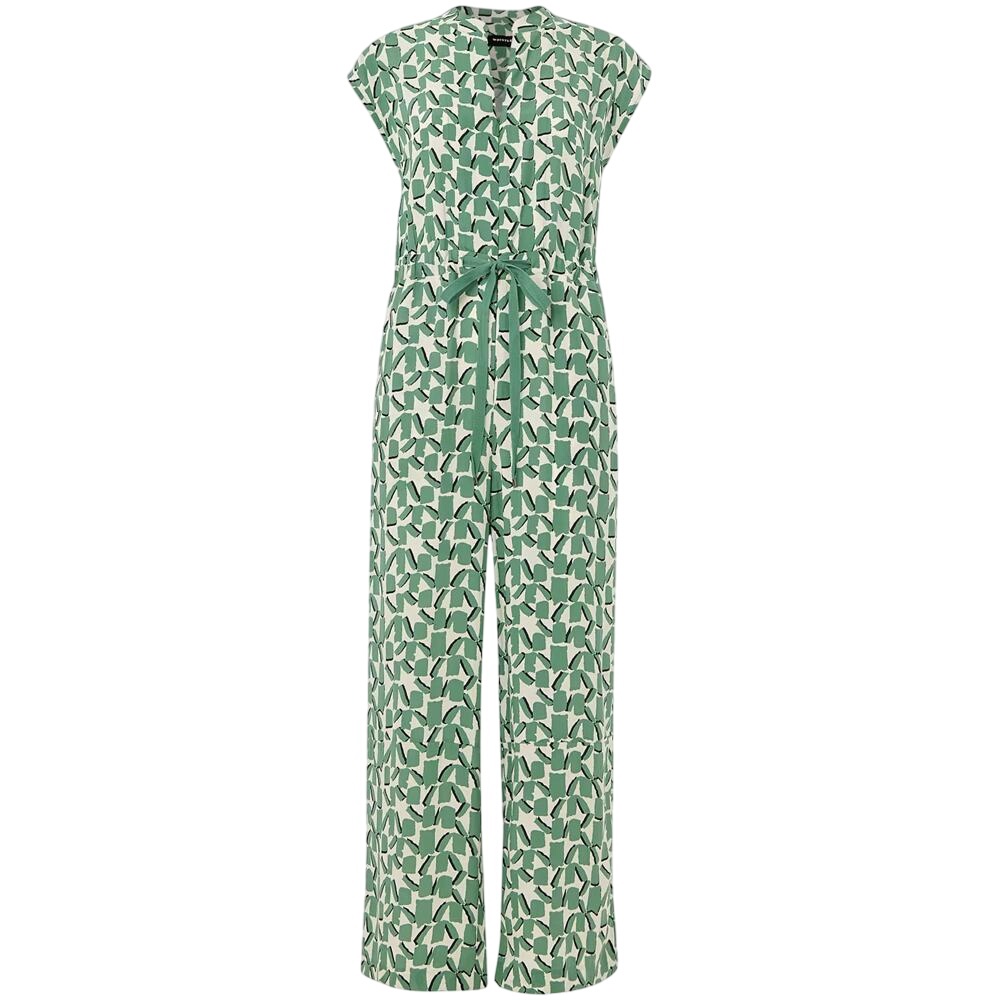 Whistles Ivory Abstract Squares Jumpsuit